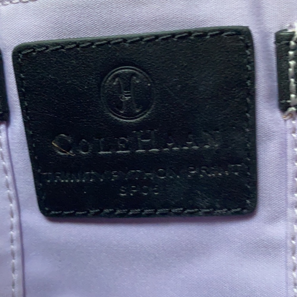 Beautiful Cole Haan Handbagtrinity Python Print - image 5